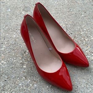 Kate Spade red pumps